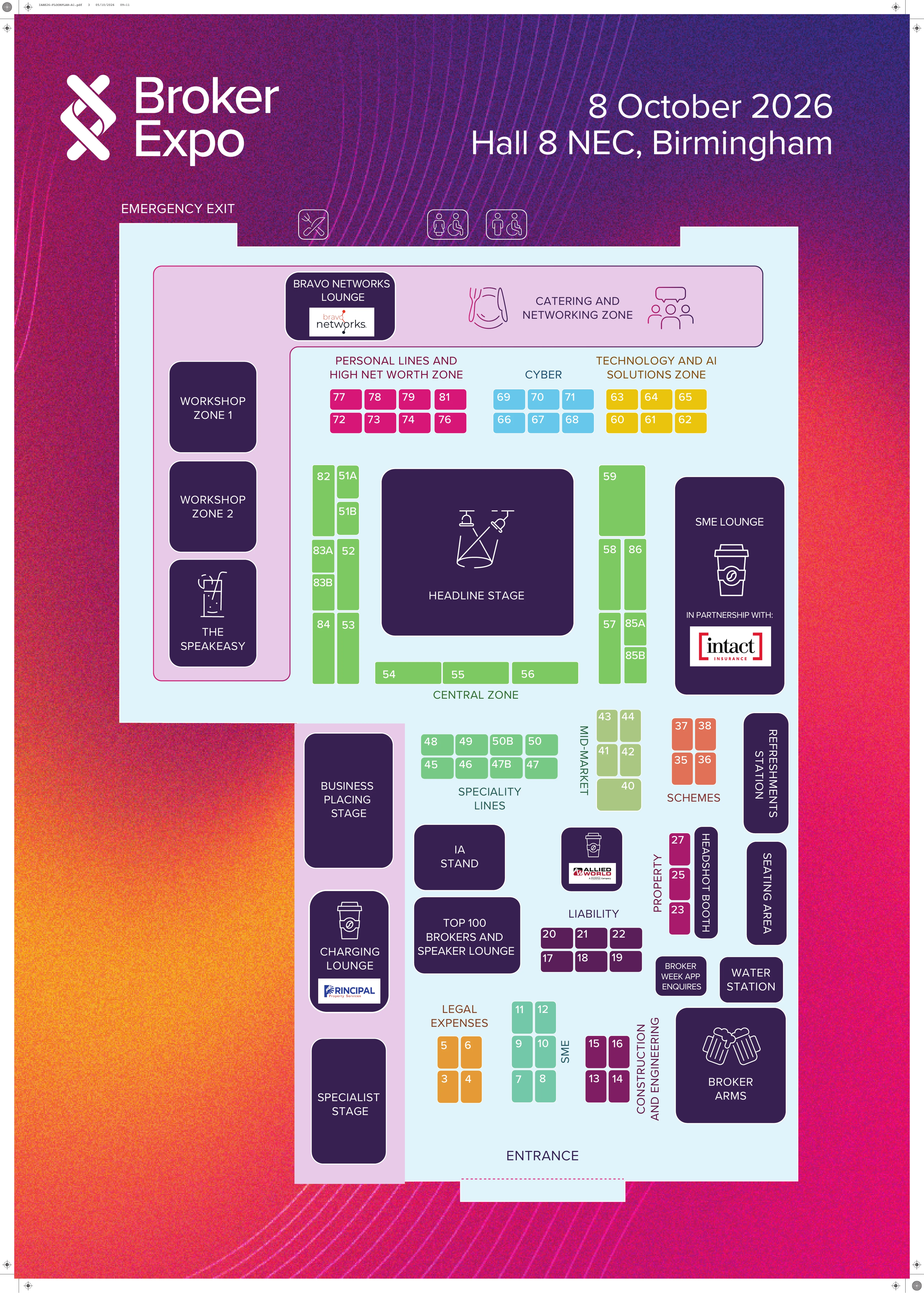 Broker Expo 2026 floorplan preview